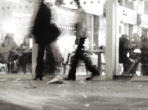 It's autumn and newspapers are falling from the trees.